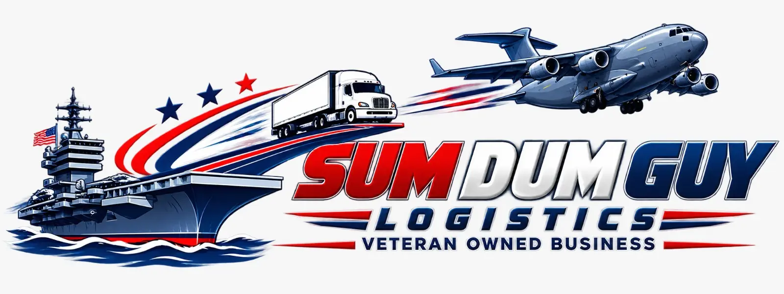 Sum Dum Guy Logistics Logo