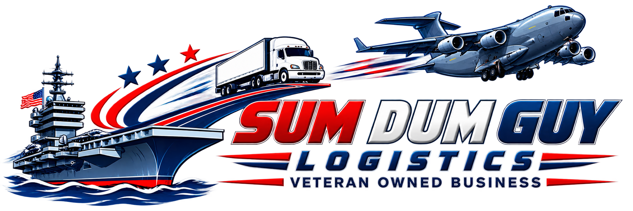 Sum Dum Guy Logistics Logo